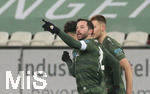 10.01.2021, Fussball 1. Bundesliga 2020/2021, 15. Spieltag, FC Augsburg - VfB Stuttgart, in der WWK-Arena Augsburg. Torjubel  zum 1 : 3 , Torschtze Gonzalo Castro (VfB )   

Foto: Pressefoto Baumann/Alexander Keppler/Pool/via MIS

Nur fr journalistische Zwecke! Only for editorial use! 

Gem den Vorgaben der DFL Deutsche Fuball Liga ist es untersagt, in dem Stadion und/oder vom Spiel angefertigte Fotoaufnahmen in Form von Sequenzbildern und/oder videohnlichen Fotostrecken zu verwerten bzw. verwerten zu lassen. DFL regulations prohibit any use of photographs as image sequences and/or quasi-video.    

National and international NewsAgencies OUT. 