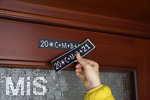 12.01.2021, C-M-B 2021 Aufkleber fr die Haustre 