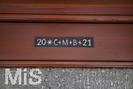 12.01.2021, C-M-B 2021 Aufkleber fr die Haustre 