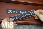 12.01.2021, C-M-B 2021 Aufkleber fr die Haustre 