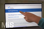 13.01.2021,  Internetseite zur Online-Anmeldung zur Corona-Impfung im Impfzentrum Unterallgu (Memmingen und Bad Wrishofen), Bayerisches Impfzentrum.