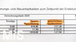 14.01.2021, Dukument ber die Jhrlich fllige Quellensteuer und den Sparer-Pauschbetrag (Fotomontage).