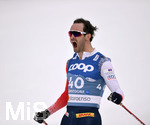 03.03.2021, Nordische SKI WM Oberstdorf 2021, Oberstdorf im Allgu, Hans Christer Holund (Norwegen) glcklich im Ziel, er ist damit Weltmeister. 