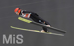 03.03.2021, Nordische SKI WM Oberstdorf 2021, Oberstdorf im Allgu,  Damen Ski Springen von der Groschanze, Katharina Althaus (GER) im Flug.