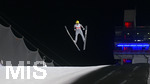 03.03.2021, Nordische SKI WM Oberstdorf 2021, Oberstdorf im Allgu, Skispringen Groschanze, Herren,  Denis Kornilov (Russland) in der Luft.