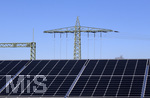 01.03.2021, Solarpark mit den PV-Modulen im Unterallgu, 