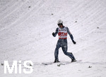 05.03.2021, Nordische SKI WM Oberstdorf 2021, Oberstdorf im Allgu,  Skispringen der Herren von der Groschanze,  Piotr Zyla (Polen) jubelt.