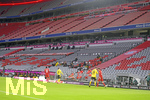 06.03.2021, Fussball 1. Bundesliga 2020/2021, 24. Spieltag, FC Bayern Mnchen - Borussia Dortmund, in der Allianz-Arena Mnchen.  Haupttribne 

Foto: Bernd Feil/M.i.S./Pool

Nur fr journalistische Zwecke! Only for editorial use! 
DFL regulations prohibit any use of photographs as image sequences and/or quasi-video.    
National and international NewsAgencies OUT.