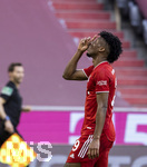 08.05.2021, Fussball 1. Bundesliga 2020/2021, 32. Spieltag, FC Bayern Mnchen - Borussia Mnchengladbach, in der Allianz-Arena Mnchen. Kingsley Coman (Bayern Mnchen) Torjubel.

Foto: Moritz Mller/Pool/via MIS

Nur fr journalistische Zwecke! Only for editorial use! 
DFL regulations prohibit any use of photographs as image sequences and/or quasi-video.    
National and international NewsAgencies OUT. 
