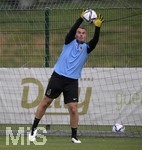 01.07.2021, Fussball 3. Liga 2021/2022, TSV 1860 Mnchen Sommer-Trainingslager in Windischgarsten, sterreich. Erstes Training auf dem Platz unter dem Mannschaftshotel Dilly, Torwart Gyrgy Szekely (TSV 1860 Mnchen) hat den Ball.