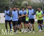01.07.2021, Fussball 3. Liga 2021/2022, TSV 1860 Mnchen Sommer-Trainingslager in Windischgarsten, sterreich. Erstes Training auf dem Platz unter dem Mannschaftshotel Dilly, Auslaufen