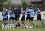 01.07.2021, Fussball 3. Liga 2021/2022, TSV 1860 Mnchen Sommer-Trainingslager in Windischgarsten, sterreich. Erstes Training auf dem Platz unter dem Mannschaftshotel Dilly, Auslaufen, 
