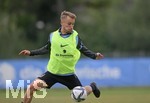 02.07.2021, Fussball 3. Liga 2021/2022, TSV 1860 Mnchen Sommer-Trainingslager in Windischgarsten, sterreich.  Training auf dem Platz neben dem Mannschaftshotel Dilly, Lorenz Knferl (TSV 1860 Mnchen) am Ball.