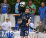 02.07.2021, Fussball 3. Liga 2021/2022, TSV 1860 Mnchen Sommer-Trainingslager in Windischgarsten, sterreich.  Testspiel in Windischgarsten, TSV 1860 Mnchen - SV Ried, Richard Neudecker (TSV 1860 Mnchen) am Ball 