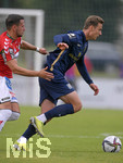 02.07.2021, Fussball 3. Liga 2021/2022, TSV 1860 Mnchen Sommer-Trainingslager in Windischgarsten, sterreich.  Testspiel in Windischgarsten, TSV 1860 Mnchen - SV Ried, re: Dennis Dressel (TSV 1860 Mnchen) 