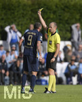 02.07.2021, Fussball 3. Liga 2021/2022, TSV 1860 Mnchen Sommer-Trainingslager in Windischgarsten, sterreich.  Testspiel in Windischgarsten, TSV 1860 Mnchen - SV Ried, Gelbe Karte fr Sascha Mlders (TSV 1860 Mnchen) 