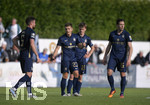 02.07.2021, Fussball 3. Liga 2021/2022, TSV 1860 Mnchen Sommer-Trainingslager in Windischgarsten, sterreich.  Testspiel in Windischgarsten, TSV 1860 Mnchen - SV Ried, v.li: Quirin Moll (TSV 1860 Mnchen), Keanu Staude (TSV 1860 Mnchen), Julian Bell (TSV 1860 Mnchen) im Trikot von Tim Linsbichler (TSV 1860 Mnchen) wegen eines Trikot-Diebstahls whrend des Spieles, Marcel Br (TSV 1860 Mnchen) 