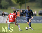 02.07.2021, Fussball 3. Liga 2021/2022, TSV 1860 Mnchen Sommer-Trainingslager in Windischgarsten, sterreich.  Testspiel in Windischgarsten, TSV 1860 Mnchen - SV Ried, re: Nathan Wicht (1860 Mnchen) 
