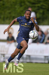 02.07.2021, Fussball 3. Liga 2021/2022, TSV 1860 Mnchen Sommer-Trainingslager in Windischgarsten, sterreich.  Testspiel in Windischgarsten, TSV 1860 Mnchen - SV Ried, Johann Ngounou Djayo (TSV 1860 Mnchen) am Ball 