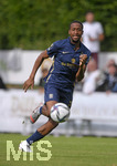 02.07.2021, Fussball 3. Liga 2021/2022, TSV 1860 Mnchen Sommer-Trainingslager in Windischgarsten, sterreich.  Testspiel in Windischgarsten, TSV 1860 Mnchen - SV Ried, Johann Ngounou Djayo (TSV 1860 Mnchen) am Ball 