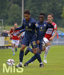 02.07.2021, Fussball 3. Liga 2021/2022, TSV 1860 Mnchen Sommer-Trainingslager in Windischgarsten, sterreich.  Testspiel in Windischgarsten, TSV 1860 Mnchen - SV Ried, v.li: Kevin Goden (TSV 1860 Mnchen) und Merveille Biankadi (TSV 1860 Mnchen) 