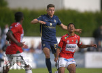 02.07.2021, Fussball 3. Liga 2021/2022, TSV 1860 Mnchen Sommer-Trainingslager in Windischgarsten, sterreich.  Testspiel in Windischgarsten, TSV 1860 Mnchen - SV Ried, mitte:  Alexander Freitag (TSV 1860 Mnchen) 