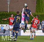 02.07.2021, Fussball 3. Liga 2021/2022, TSV 1860 Mnchen Sommer-Trainingslager in Windischgarsten, sterreich.  Testspiel in Windischgarsten, TSV 1860 Mnchen - SV Ried, re: Sascha Mlders (TSV 1860 Mnchen) im Zweikampf.