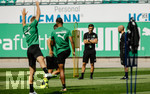 03.07.2021, Fussball 1. Bundesliga 2021/2022,  Fussball 1. Bundesliga: Trainingsauftakt SpVgg Greuther Frth, 

Cheftrainer Stefan Leitl mit Co-Trainer Alexander Hahn

Foto: Thomas Langer / MIS

