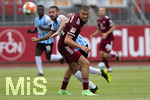 17.07.2021, Fussball 2.und 3. Liga 2021/2022, Testspiel 1.FC Nrnberg - TSV 1860 Mnchen, im Nrnberger Max-Morlock-Stadion.

Sascha Mlders gegen Nrnbergs Ansgar Srensen 