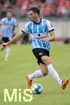17.07.2021, Fussball 2.und 3. Liga 2021/2022, Testspiel 1.FC Nrnberg - TSV 1860 Mnchen, im Nrnberger Max-Morlock-Stadion. Marcel Br (TSV 1860 Mnchen) am Ball 
