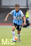17.07.2021, Fussball 2.und 3. Liga 2021/2022, Testspiel 1.FC Nrnberg - TSV 1860 Mnchen, im Nrnberger Max-Morlock-Stadion. Erik Tallig (TSV 1860 Mnchen) am Ball 