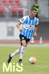 17.07.2021, Fussball 2.und 3. Liga 2021/2022, Testspiel 1.FC Nrnberg - TSV 1860 Mnchen, im Nrnberger Max-Morlock-Stadion. Semi Belkahia (TSV 1860 Mnchen) 

