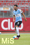 17.07.2021, Fussball 2.und 3. Liga 2021/2022, Testspiel 1.FC Nrnberg - TSV 1860 Mnchen, im Nrnberger Max-Morlock-Stadion. Stephan Salger (1860 Mnchen) am Ball 

