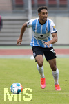 17.07.2021, Fussball 2.und 3. Liga 2021/2022, Testspiel 1.FC Nrnberg - TSV 1860 Mnchen, im Nrnberger Max-Morlock-Stadion. Kevin Goden (TSV 1860 Mnchen) am Ball 