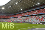 24.07.2021, Fussball 1. Bundesliga 2021/2022, Audi Football Summit, Testspiel, FC Bayern Mnchen - Ajax Amsterdam, in der Allianz-Arena Mnchen. Aufgrund der guten Corona-Zahlen sind wieder Zuschauer im Stadion erlaubt mit Mindestabstand. 
