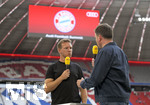 31.07.2021, Fussball 1. Bundesliga 2021/2022, Audi Football Summit, Testspiel, FC Bayern München - SSC Neapel, in der Allianz-Arena München. Trainer Julian Nagelsmann (FC Bayern München) beim RTL-Interview.