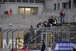 24.08.2021, Fussball 3. Liga 2021/2022, 5.Spieltag, TSV 1860 Mnchen - FC Viktoria Kln, im Grnwalder-Stadion Mnchen,  Gstefanblock mit einer Handvoll Klner fans.

