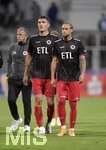 24.08.2021, Fussball 3. Liga 2021/2022, 5.Spieltag, TSV 1860 Mnchen - FC Viktoria Kln, im Grnwalder-Stadion Mnchen,  Frustrierter Abgang der Klner nach dem Spiel.

