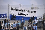 24.08.2021, Fussball 3. Liga 2021/2022, 5.Spieltag, TSV 1860 Mnchen - FC Viktoria Kln, im Grnwalder-Stadion Mnchen,  Fanclub Veitshchheimer Lwen

