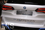 08.09.2021, Messe Mnchen IAA Mobility 2021 in Mnchen im Messegelnde Riem.  BMW mit dem Wasserstoffauto iX5 Hydrogen