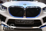 08.09.2021, Messe Mnchen IAA Mobility 2021 in Mnchen im Messegelnde Riem.  BMW mit dem Wasserstoffauto iX5 Hydrogen