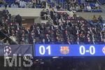 14.09.2021,  Fussball UEFA Championsleague 21/22: Vorrunde, 1.Spieltag, FC Barcelona - FC Bayern München, im Stadion Camp Nou Barcelona (Spanien). Ehrentribüne.