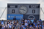 18.09.2021, Fussball 3. Liga 2021/2022, 9.Spieltag, TSV 1860 Mnchen - FSV Zwickau, im Grnwalder-Stadion Mnchen,   Das Endergebnis 0:2.

