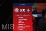 29.09.2021,  Fussball UEFA Championsleague 2021/2022: Vorrunde, 2.Spieltag, FC Bayern München - Dynamo Kiew, in der Allianz-Arena München.    Endstand 5:0