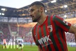 17.10.2021, Fussball 1. Bundesliga 2021/2022, 8. Spieltag, FC Augsburg - DSC Arminia Bielefeld, in der WWK-Arena Augsburg,  Daniel Caligiuri (FC Augsburg) 


