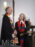 14.11.2021, Gottesdienst zur Einfhrung Pfarrerin Dr. Tatjana K. Schntgen, Pfarrer Arne Schntgen, Evangelische Erlserkirche Bad Wrishofen. Hier bei Ihrer Einfhrungsrede.
