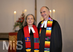 14.11.2021, Gottesdienst zur Einfhrung Pfarrerin Dr. Tatjana K. Schntgen, Pfarrer Arne Schntgen, Evangelische Erlserkirche Bad Wrishofen.
