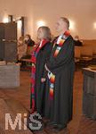14.11.2021, Gottesdienst zur Einfhrung Pfarrerin Dr. Tatjana K. Schntgen, Pfarrer Arne Schntgen, Evangelische Erlserkirche Bad Wrishofen.

