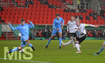 16.11.2021,  Fussball  EM-Qualifikation U21, Gruppenphase 7. Spieltag, Deutschland - San Marino, im AUDI-Sportpark Ingolstadt, re: Jonathan Burkardt (Deutschland) Schuss.