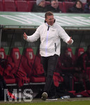 19.11.2021, Fussball 1. Bundesliga 2021/2022, 12. Spieltag, FC Augsburg - FC Bayern München, in der WWK-Arena Augsburg,  Trainer Julian Nagelsmann (FC Bayern München) in Rage.